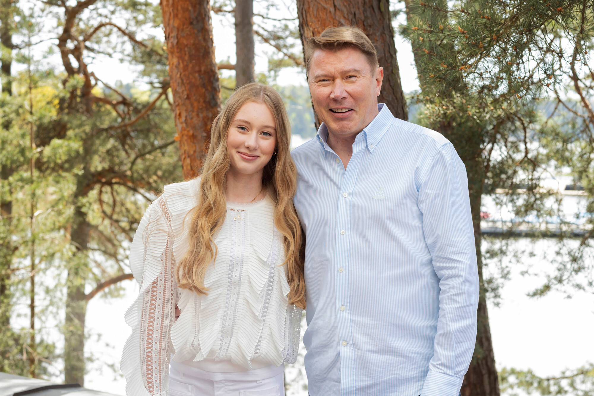 Mika Häkkinen and Ella Häkkinen