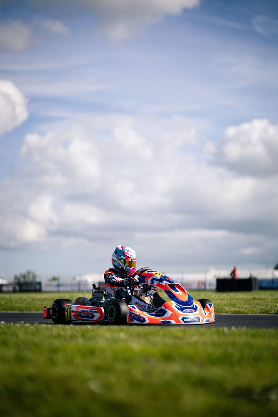 Ella Häkkinen racing at Champions of the Future, 2024