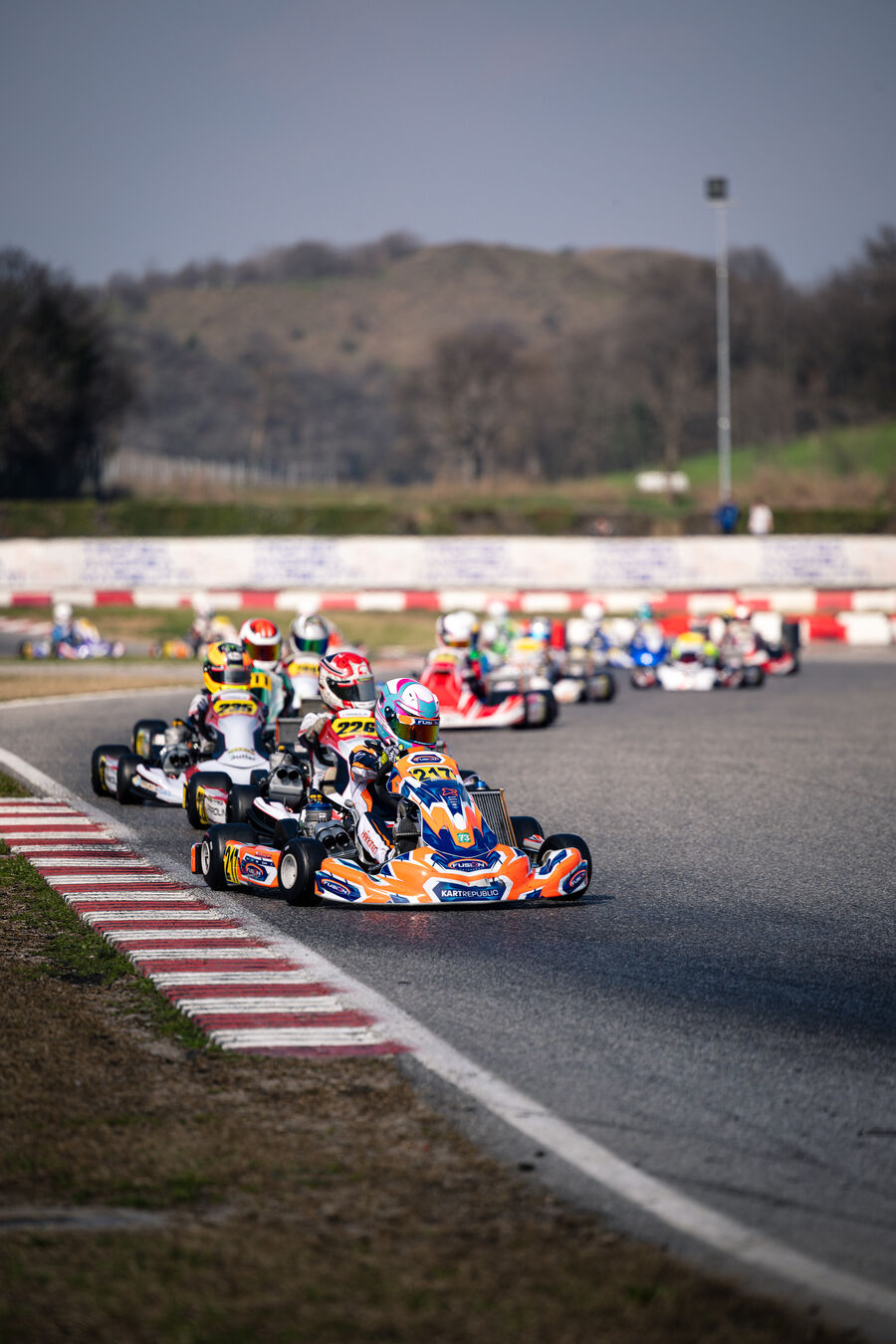 Ella Häkkinen racing at the Trofeo Margutti, 2024